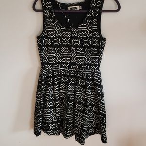 Sleeveless open back dress